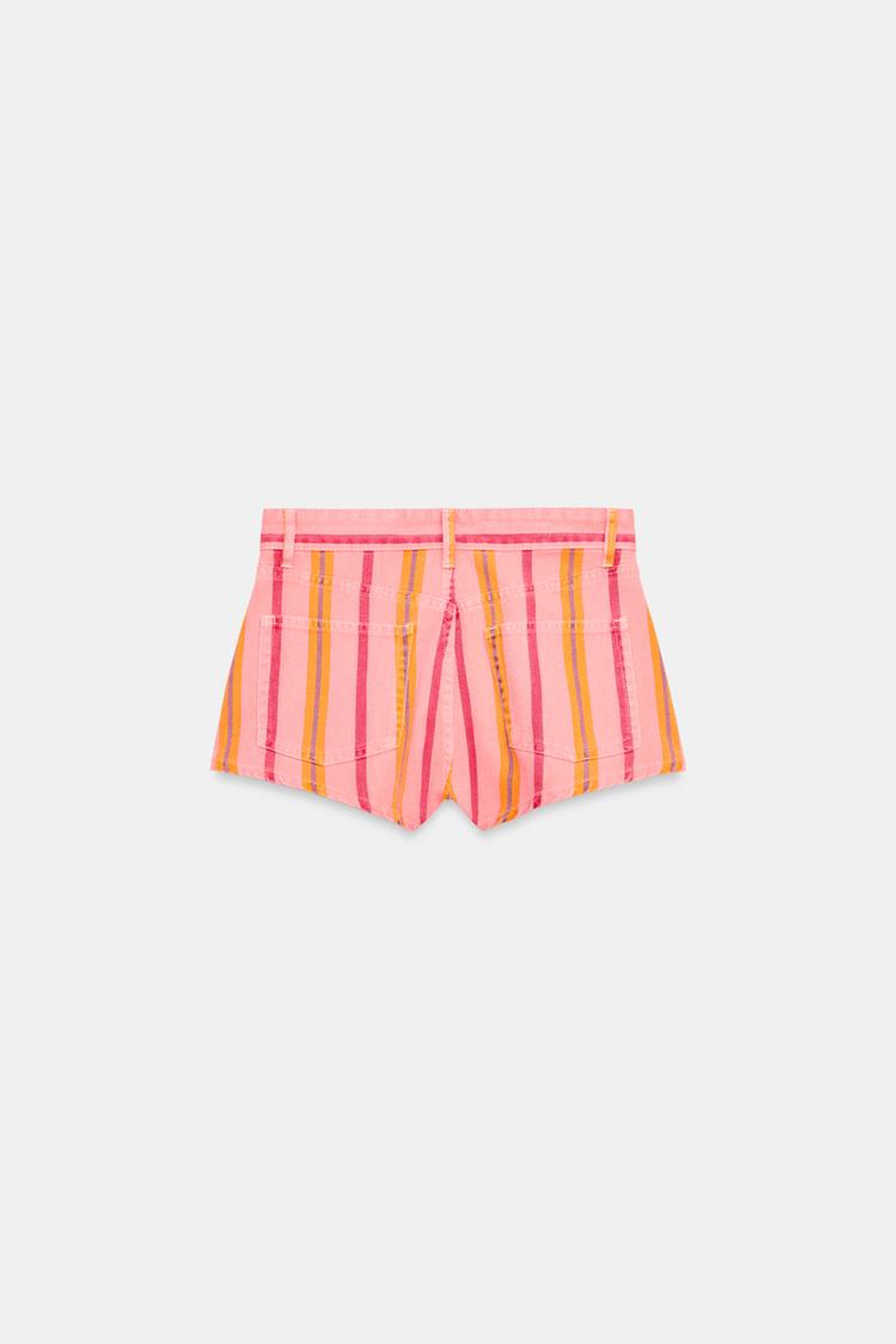 ZARA МИНИ-ШОРТЫ В ПОЛОСКУ, ПОЛОСКИ