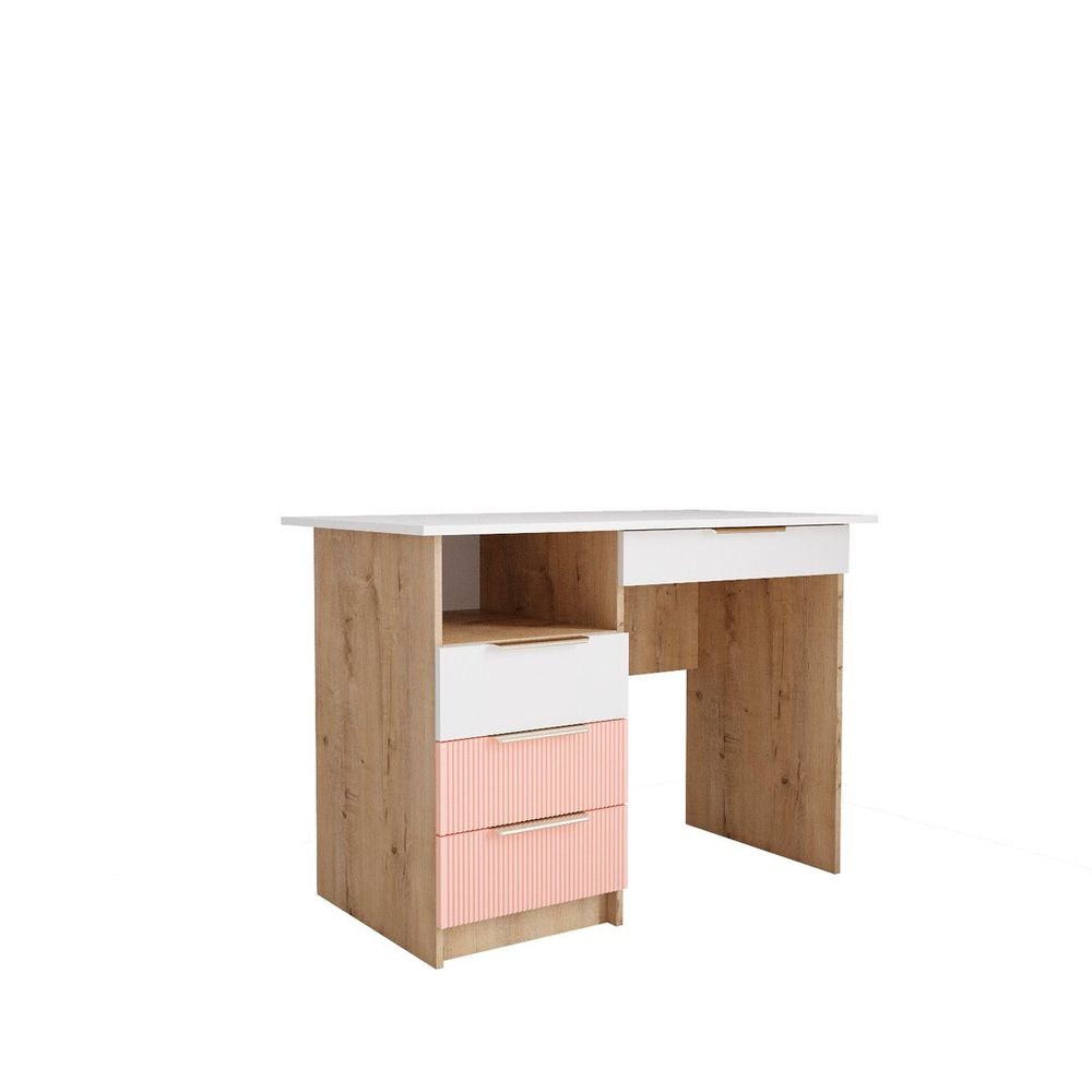 Стол письменный Лавис СТД 1070.1 (Дуб бунратти/Персик софт)