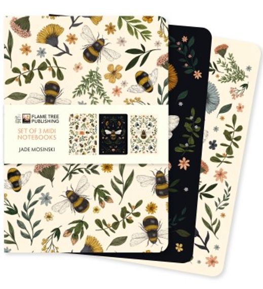 Bloknot \ Блокнот \ Notebook Jade Mosinski Set of 3 Midi Notebooks