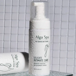 Пенка-мусс Alga Spa деликатная для интимной гигиены «DELICATE INTIMATE CARE», 150мл