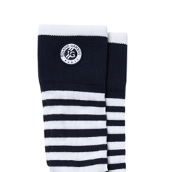 Теннисные носки Lacoste Men's SPORT Roland Garros Edition Striped Socks 1P - небесный