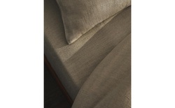 Простыня на резинке Zara Home, лён 100%, однотонный, 7180/900
