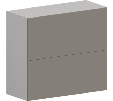 Кухня Модуль ШВГ 801Г Белый / Теплый серый