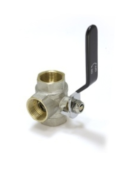 Кран 3-ход. 1"в х 1"в х 1"в "TIM" 2/16