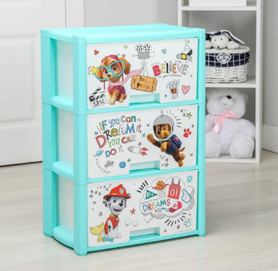 Комод 3-х секционный «Щенячий Патруль»