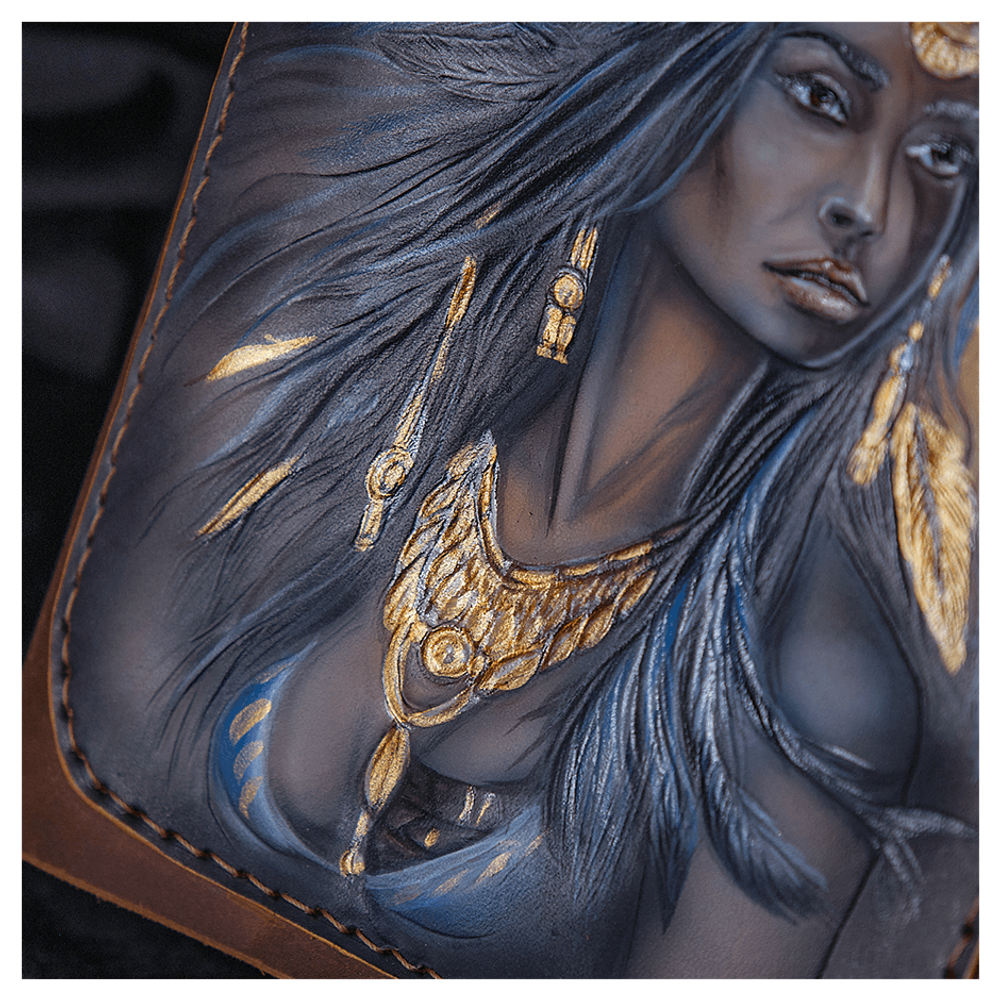 Кожаный ежедневник «Шаманка»