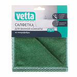 VETTA Салфетка из микрофибры для ванной комнаты, 30х30см, 320г/кв.м., 4 цвета
