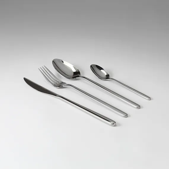 Набор столовых приборов pure, серебристые глянцевые, 16 пред.