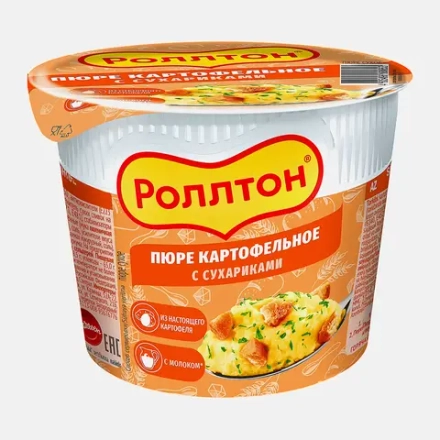 Картофельное пюре Роллтон с сухариками 40г