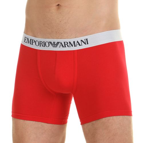 Мужские трусы боксеры красные Emporio Armani