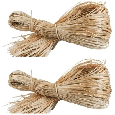 Набор лыковых мочалок Kleona 90 см, 2 шт.