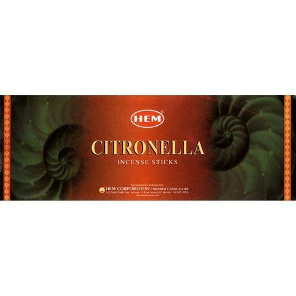 HEM Citronella шестигранник Благовоние Цитронелла (от комаров)