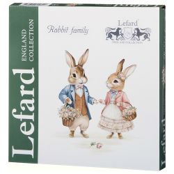 ТАРЕЛКА ЗАКУСОЧНАЯ LEFARD "RABBITS FAMILY" 20,5 СМ