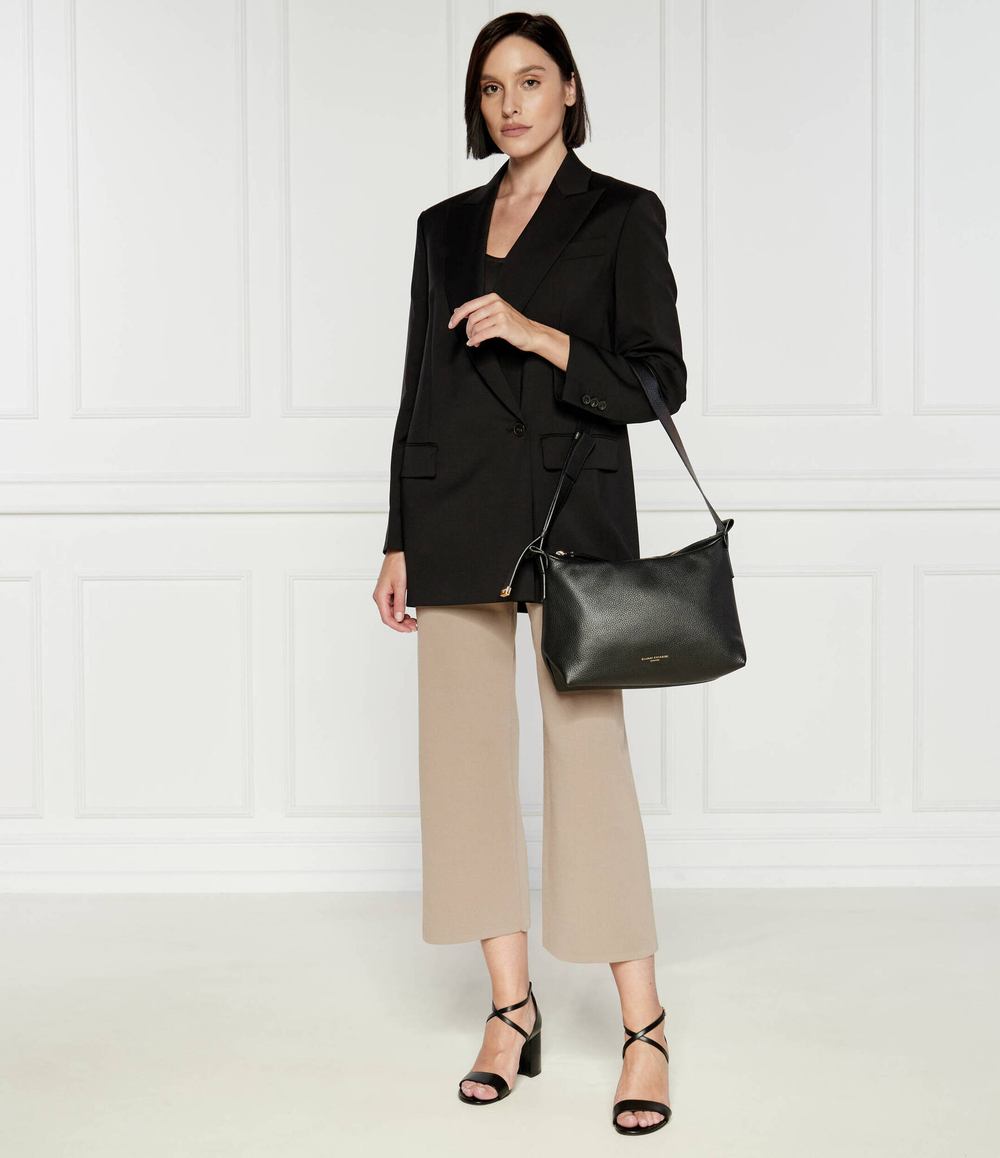 Кожаная сумка через плечо Oriana GIANNI CHIARINI - черный(BS 10801 GRN)