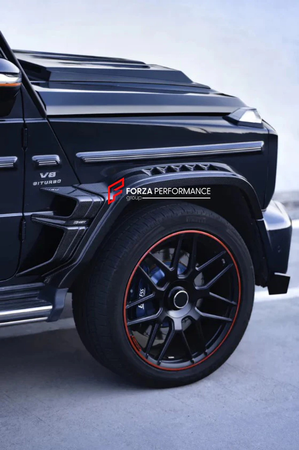 Карбоновый обвес для Mercedes-Benz W464 G63 / G500 / G550 2019-2022 Мерседес Гелик гелентваген