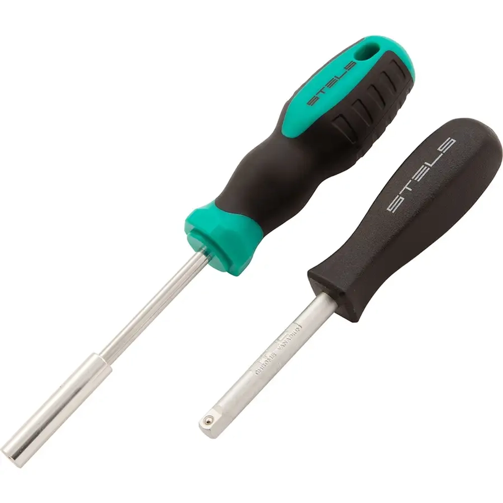 Набор инструментов, 1/4",3/8", 1/2", Cr-V,S2, 216 пр. STELS 14115