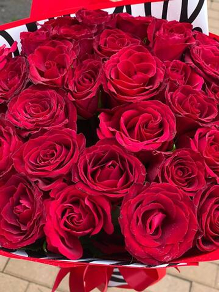 Монобукет из роз 50 см Kenya