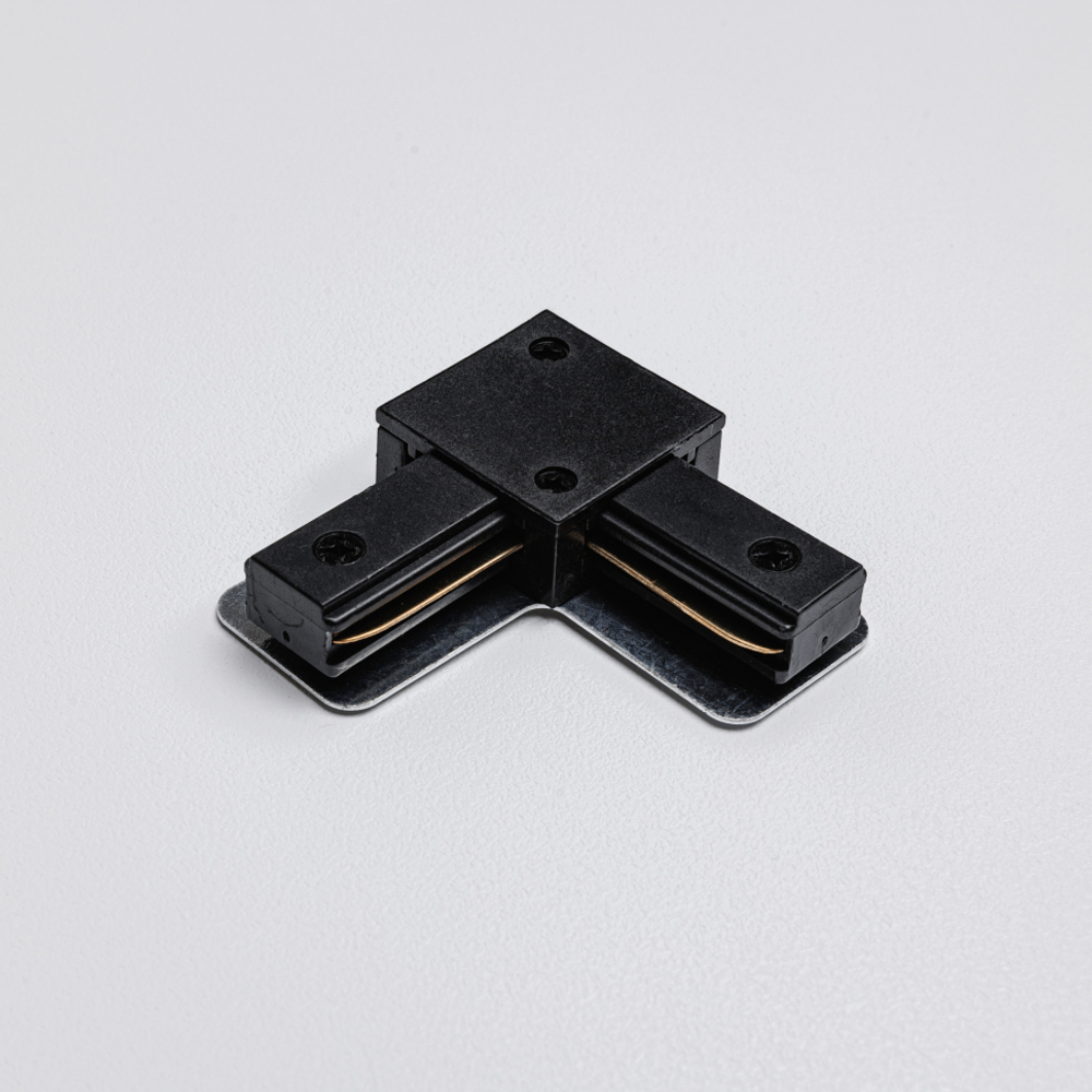 Угловой коннектор для однофазного трекового шинопровода MKA-002-2 Черный