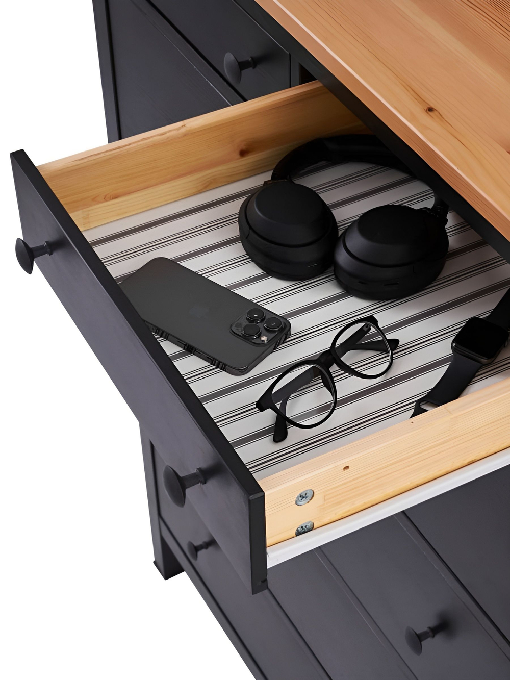 IKEA Комод HEMNES 2 ящика, 54*66*38, белый, КЫМОР (ХЕМНЕС ИКЕА)