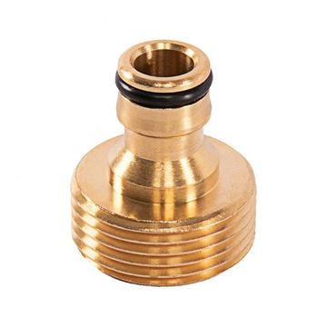 Адаптер латунный, 1", внешняя резьба Palisad 65851