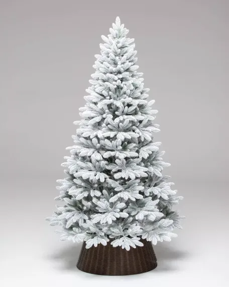 Искусственная елка Финская заснеженная 120 см., 100% Литая хвоя, ЕлкиТорг (255120)