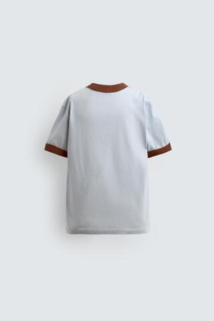 ZARA X DISNEY ФУТБОЛКА MICKEY MOUSE, ГОЛУБОЙ