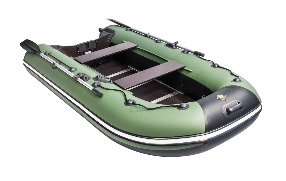 Ривьера 2900 СК зеленый/черный (лодка ПВХ под мотор)
