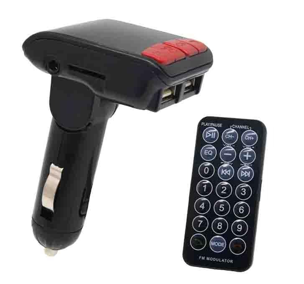 Автомобильный FM-трансмиттер S27 Bluetooth (черный)
