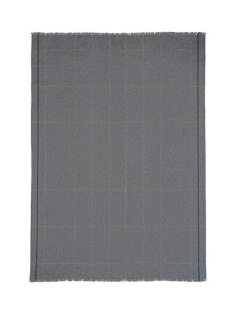 Плед 130х200 Elvang Square Light Grey