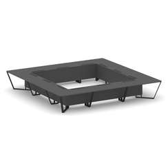 Steel Meet Стол переговорный квадратный KD-PR.B.SP-24K Антрацит/Металл Черный 4800*4800*750