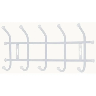 Вешалка настенная 5 крючков, 470, Матовый серый, ВНТ5/МС