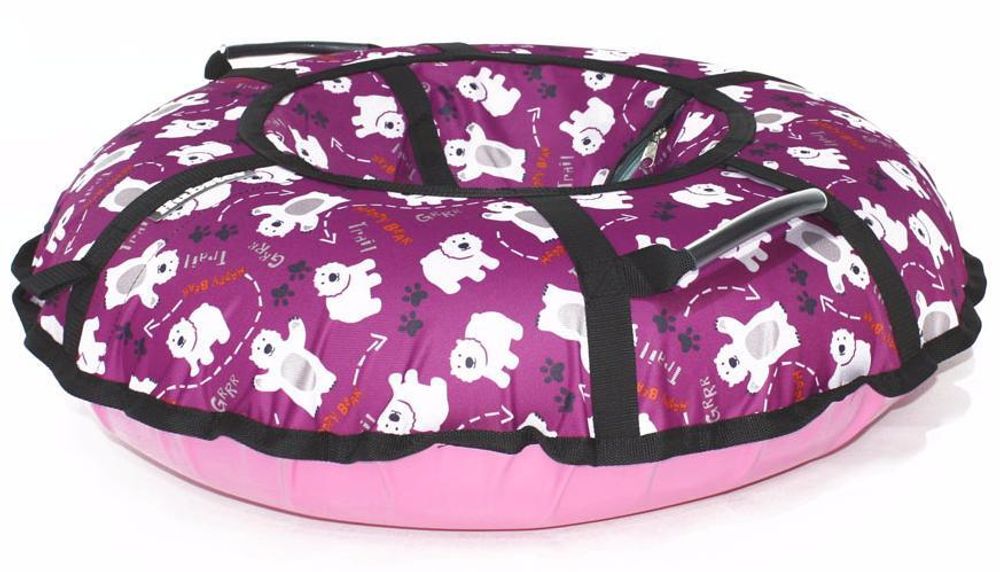 Тюбинг Hubster Люкс Pro Мишки розовые