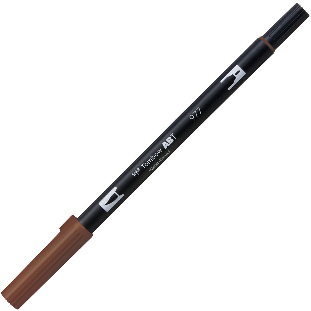Tombow AB-T Dual Brush-Pen: 977 Saddle Brown