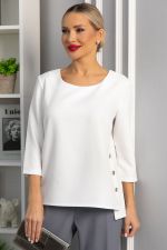 Блуза Аурия (белая) Б14217-48М LT Collection