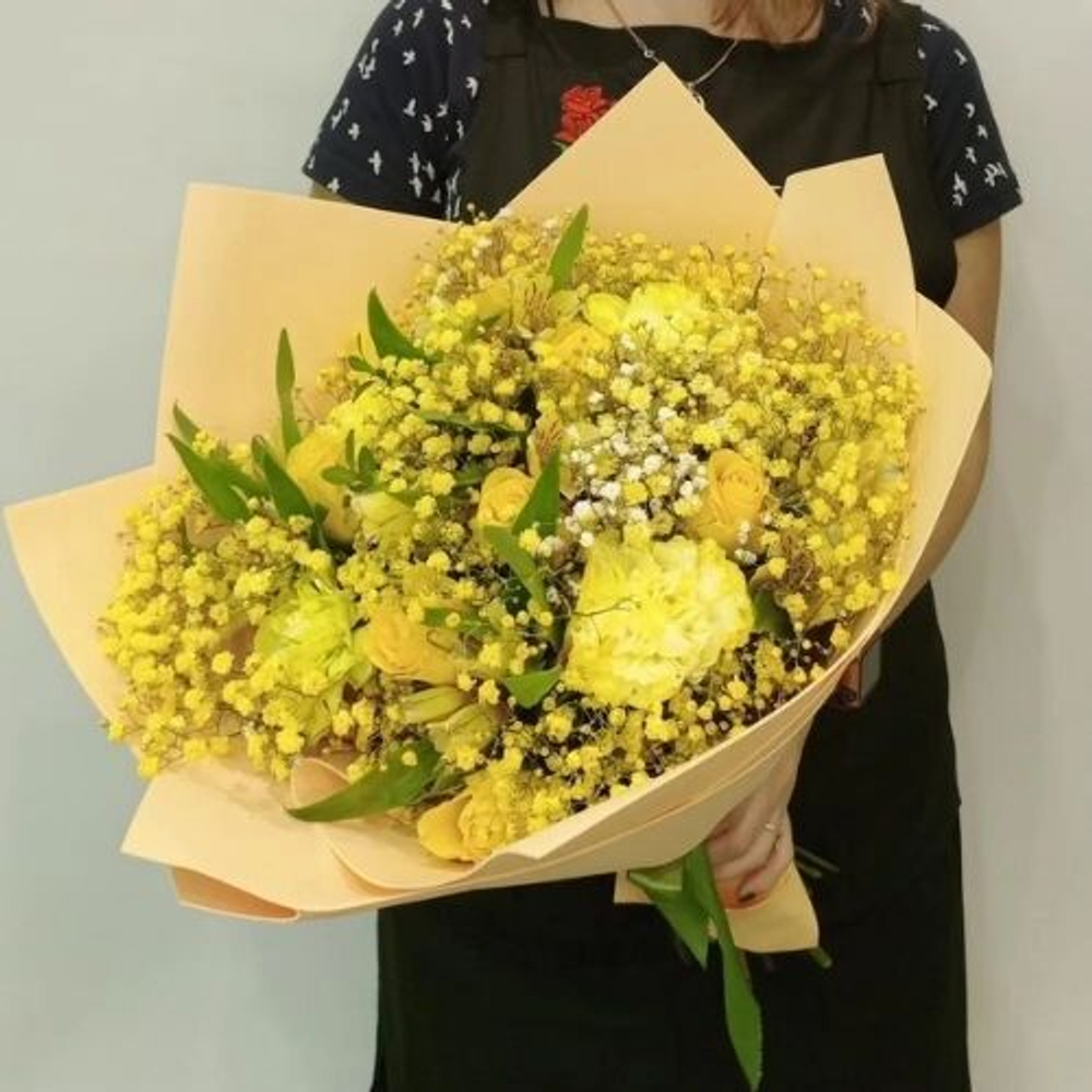 Букет цветов Лимонный пирог