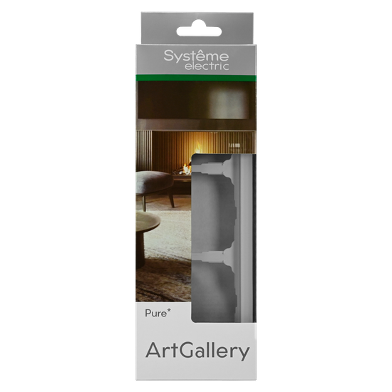 Рамка 3-м ArtGallery Pure матов. органич. стекло бел. SE GAL330103