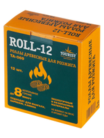Роллы древесные для розжига Roll- 12 шт