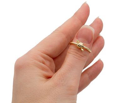 Кольцо "Узел" 7мм, разъемное (уценка)