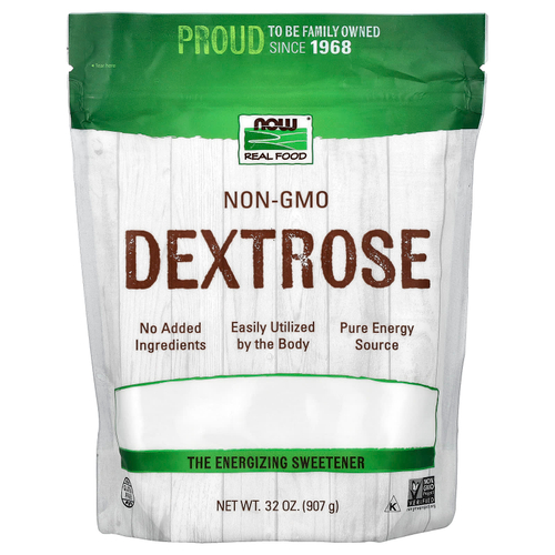 NOW Foods, Real Food, декстроза, 907 г (32 унции)