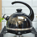 Чайник 3,5л со свистком, консольная ручка, черный Олимпия