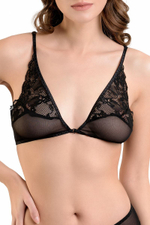 Бюстгальтер-бралетт Odette с застежкой спереди (Размер: 54-56) (Цвет: черный)