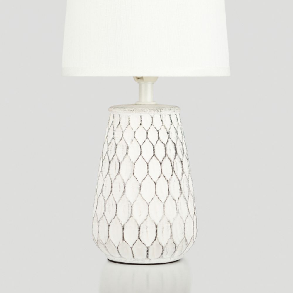 Настольная лампа Rivoli Bertha 7071-502 1 * Е14 40 Вт керамика белая