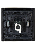 Розетка компьютерная RJ45 кат.5E FORTE&PIANO FP132 черн. IEK FP-K10-1-K02