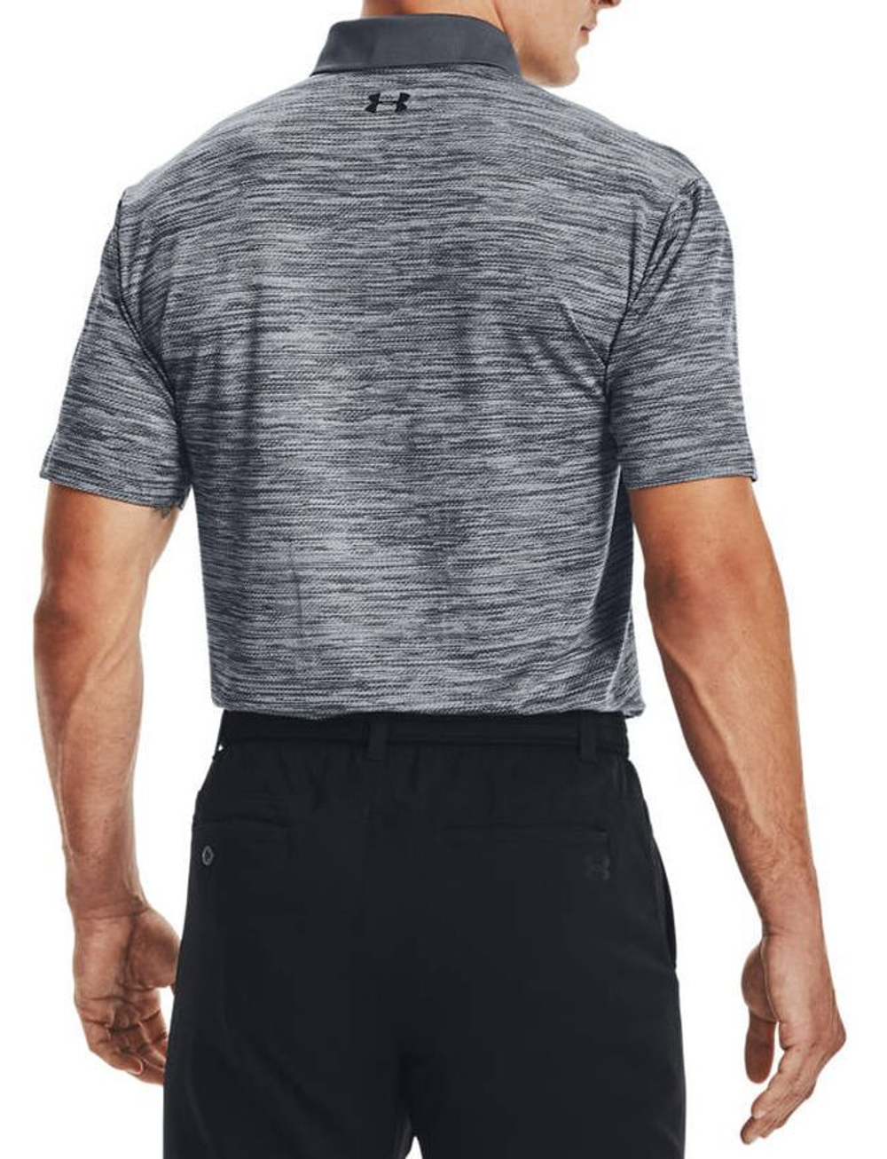 Теннисное поло Under Armour Performance Polo Textured - steel/black