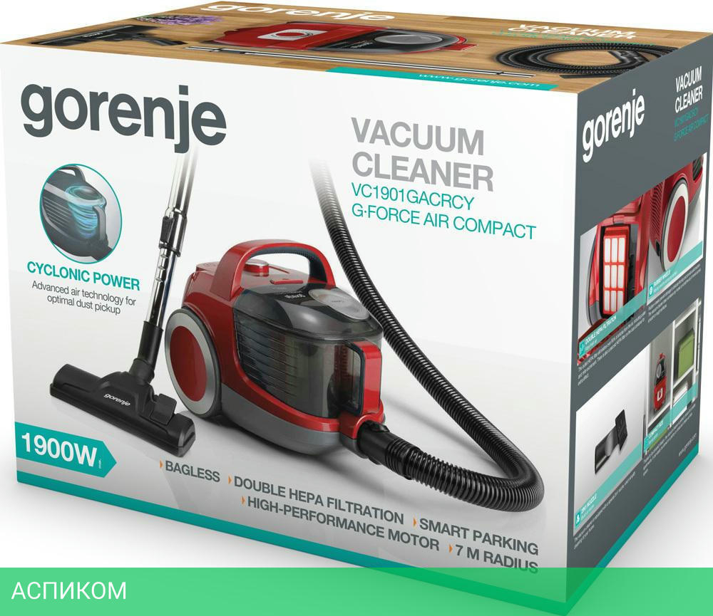 Пылесос Gorenje VC1901GACRCY
