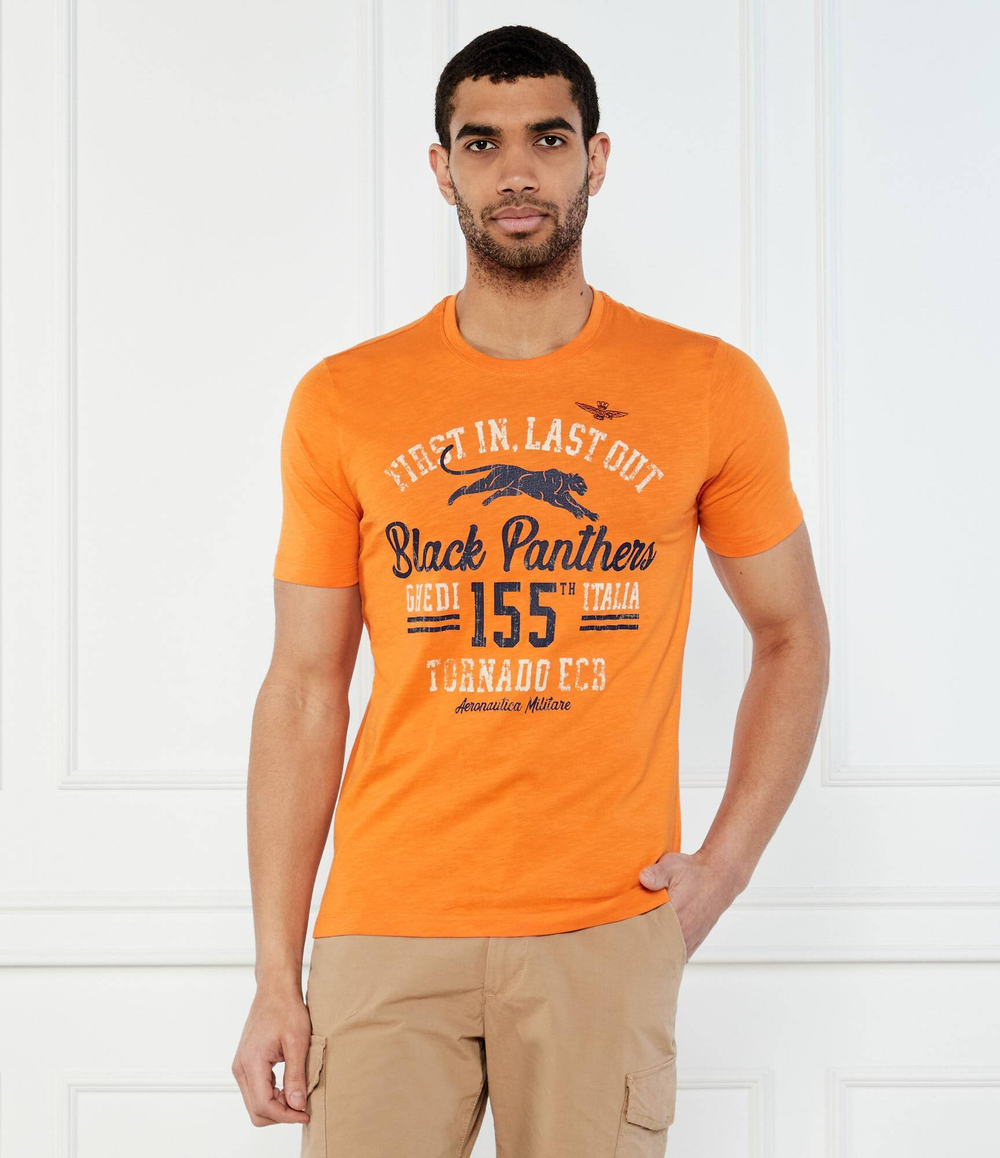 Футболка Aeronautica Militare - оранжевый(TS2413J686)