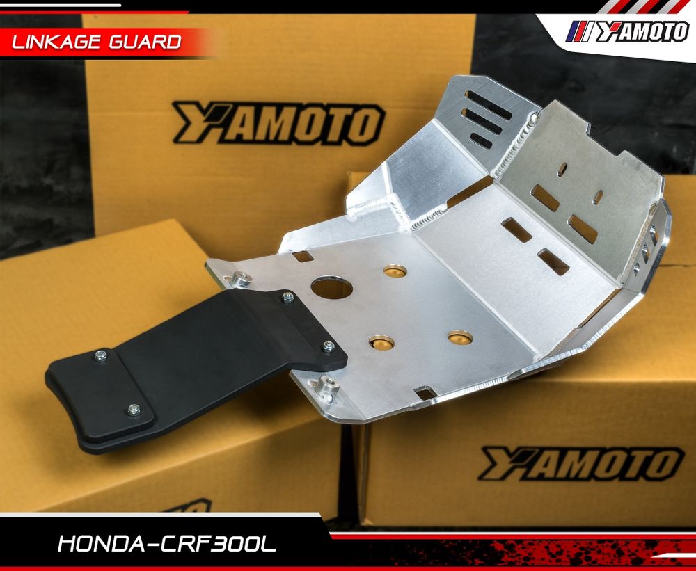 Skid plate addition, LINKAGE GUARD. For Honda CRF300L (Skid plate not included)