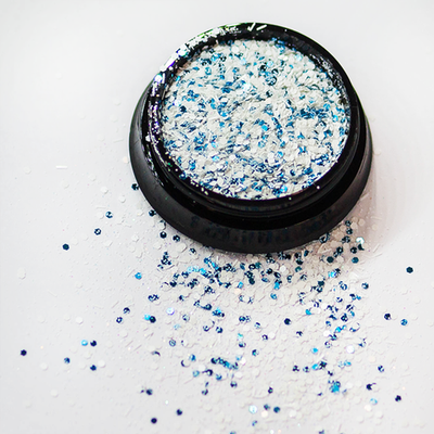 АФН, Глиттер "Megamix" в черной банке QTB11, 1 шт