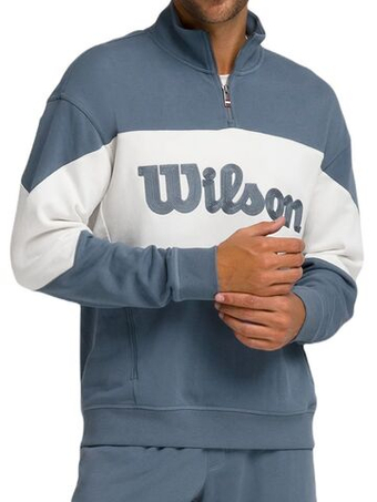 Мужская теннисная кофта Wilson Parkside 1/2 Zip Pullover - разноцветный