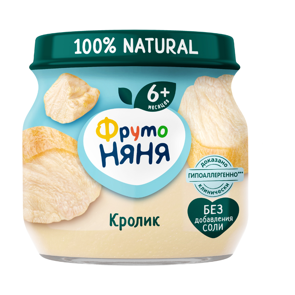 Пюре Фруто Няня Кролик 80 гр